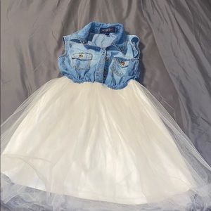 Girls jean and Tull dress